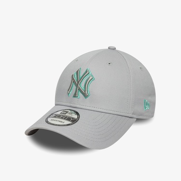  New Era New York Yankees Team Outline 9Forty Unisex Gri Şapka