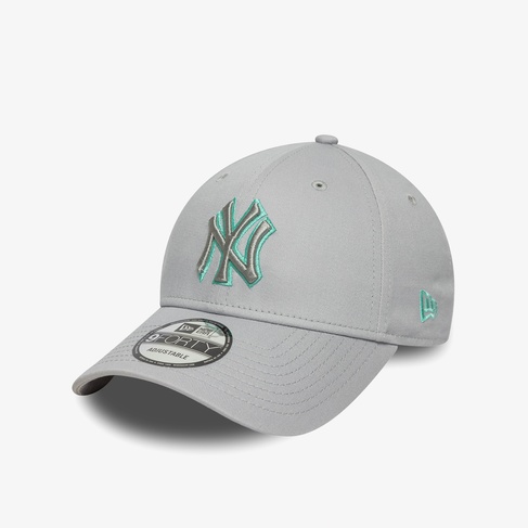  New Era New York Yankees Team Outline 9Forty Unisex Gri Şapka
