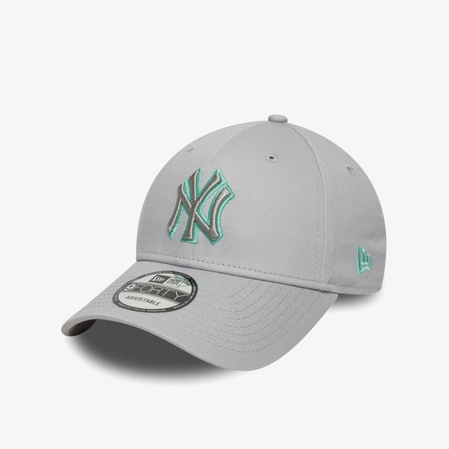  New Era New York Yankees Team Outline 9Forty Unisex Gri Şapka