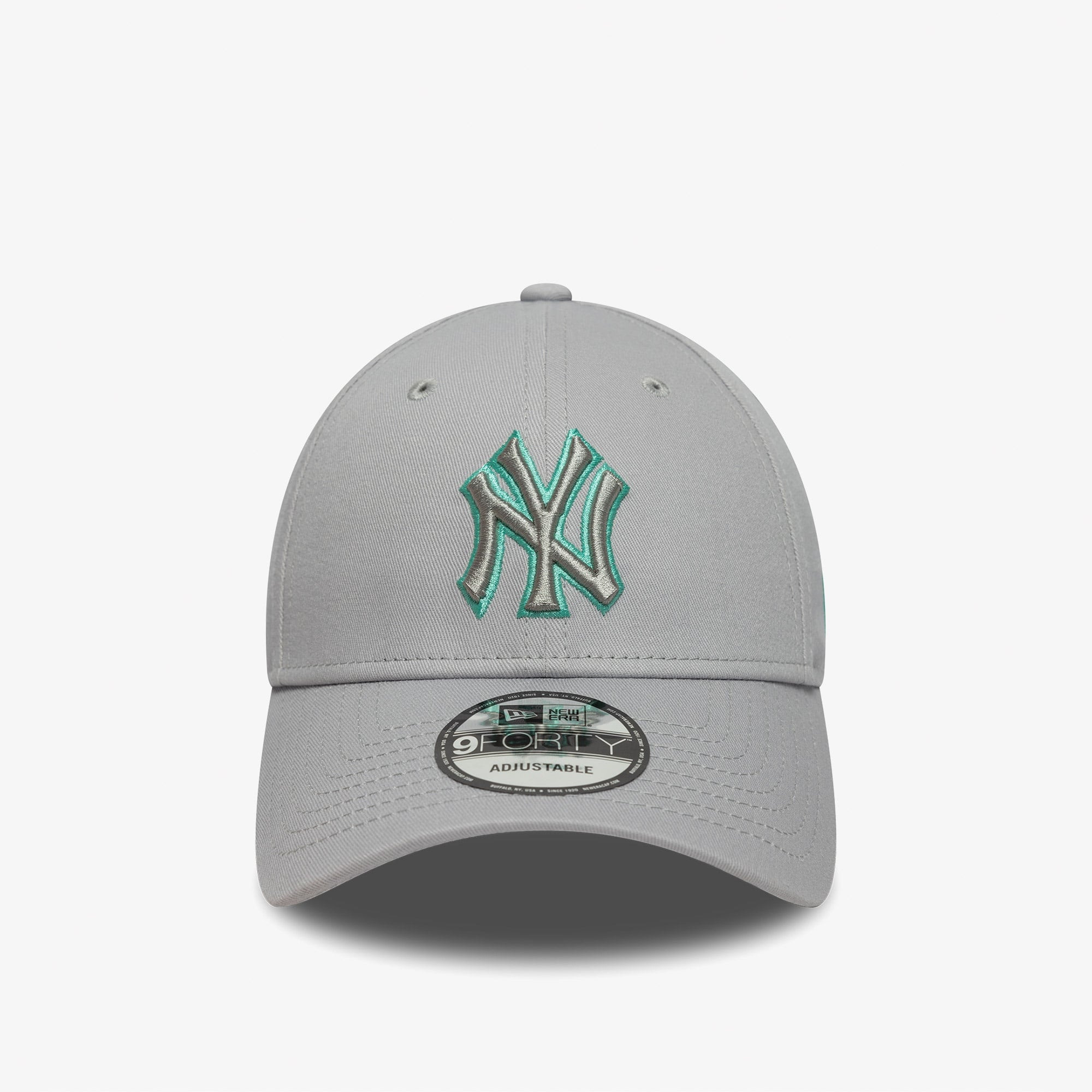 New Era New York Yankees Team Outline 9Forty Unisex Gri Şapka