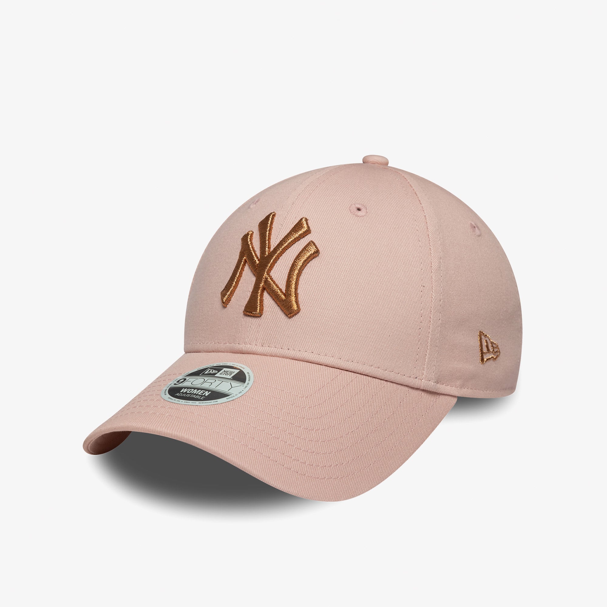  New Era Metallic 9Forty New York Yankees Kadın Pembe Şapka
