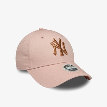  New Era Metallic 9Forty New York Yankees Kadın Pembe Şapka