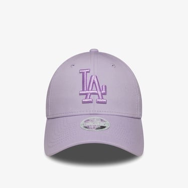  New Era MLB League Essentials LA Dodgers Kadın Mor Şapka