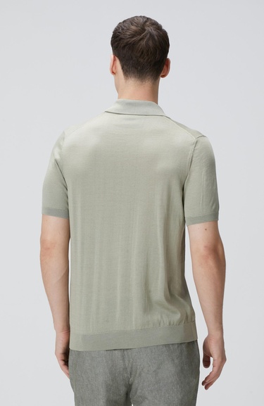  Network Erkek Limited Haki İpek Karışımlı Triko Kazak