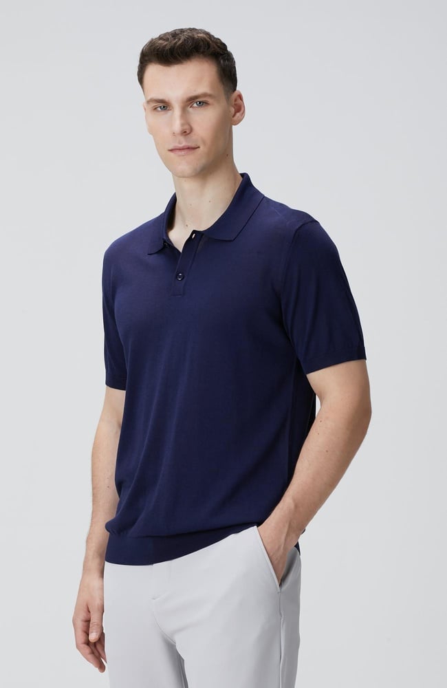  Network Erkek Limited Lacivert İpek Karışımlı Triko Kazak