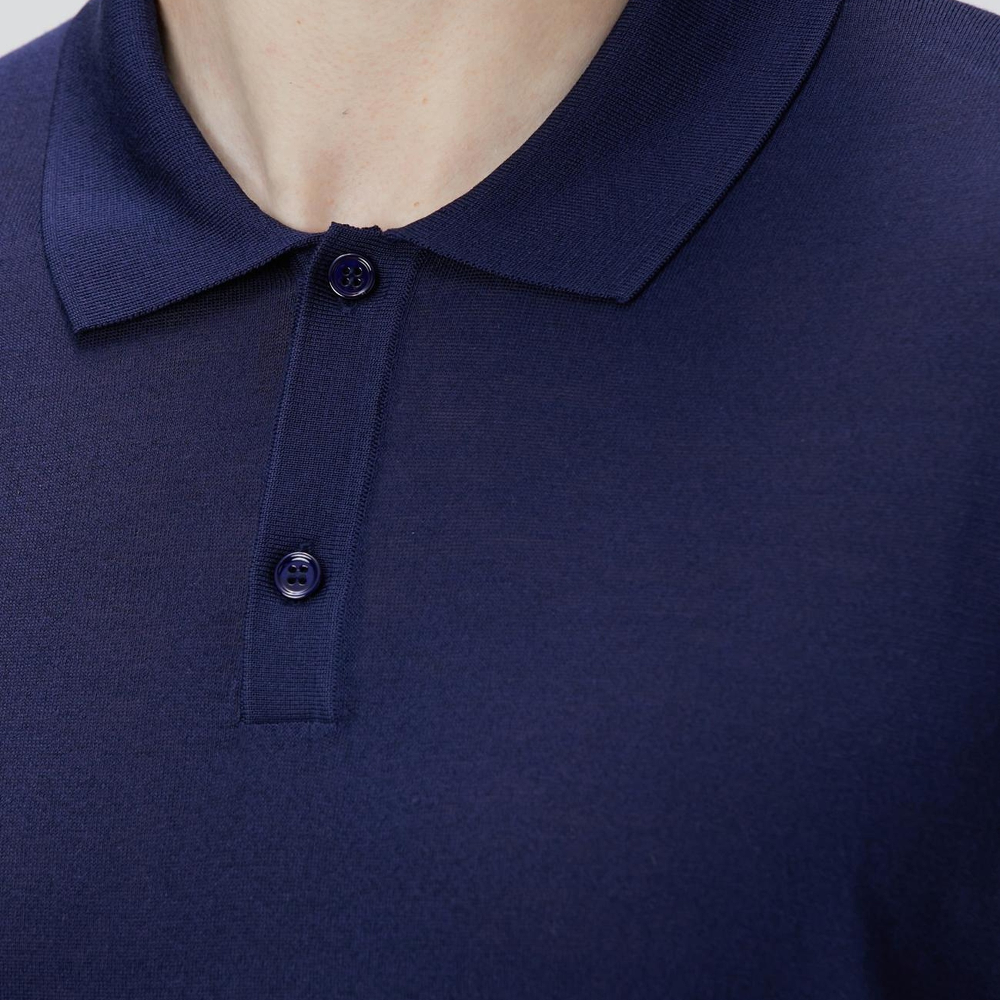 Network Erkek Limited Lacivert İpek Karışımlı Triko Kazak