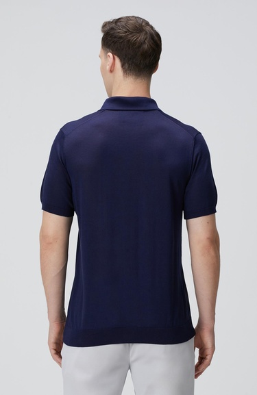  Network Erkek Limited Lacivert İpek Karışımlı Triko Kazak