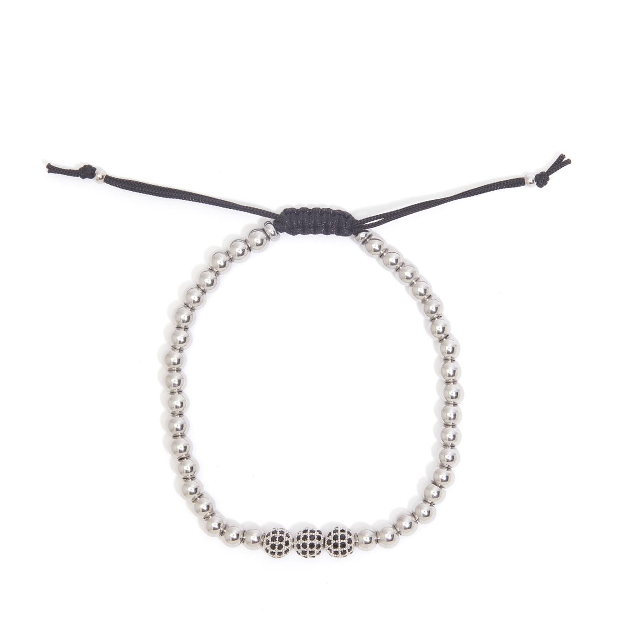 Network Erkek Silver Bileklik