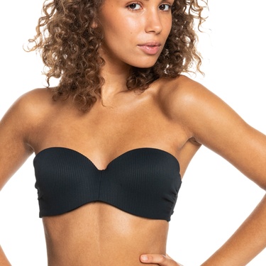  Roxy Love Rib The Beach Vibe Kadın Siyah Bikini Üst