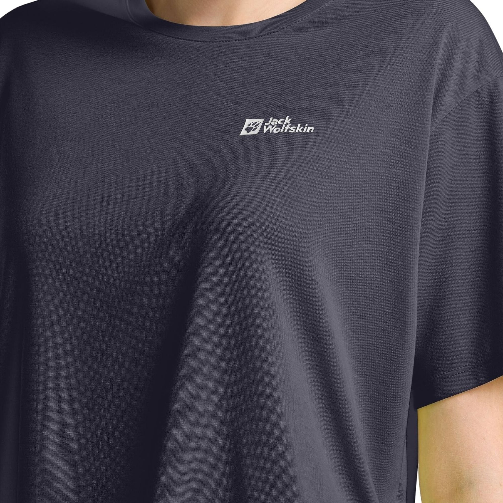 Jack Wolfskin Vonnan Crop T Kadın Mavi Tişört