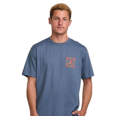  Billabong Window Premium Ss Erkek Mavi Tişört