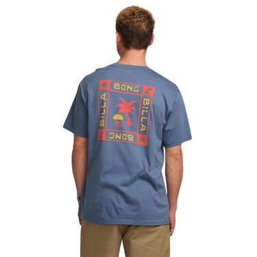  Billabong Window Premium Ss Erkek Mavi Tişört