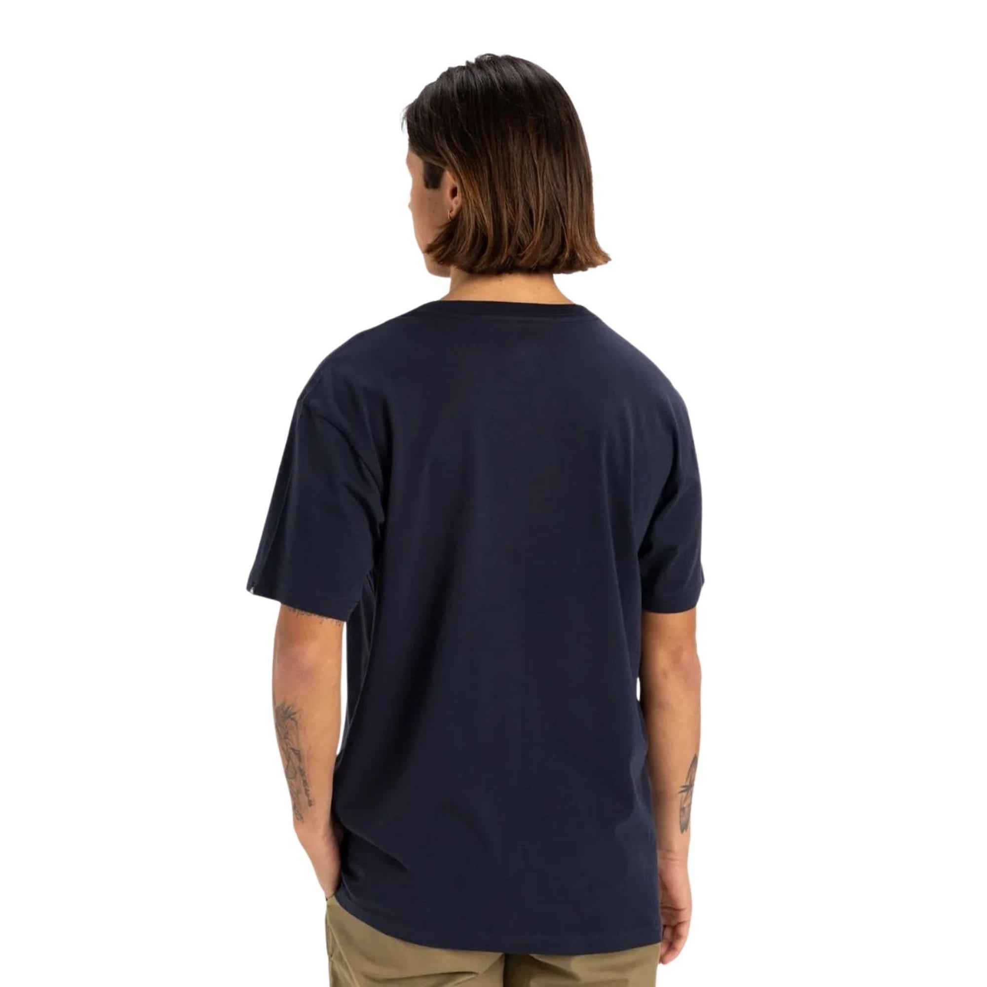 Quiksilver Fineline Erkek Mavi Tişört