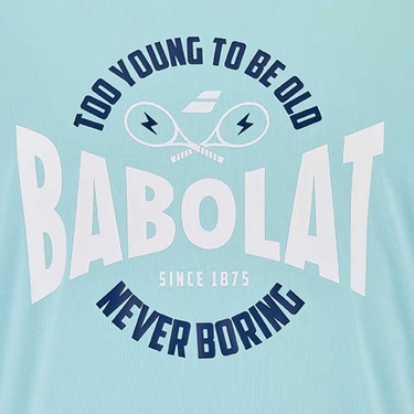  Babolat Exercise Graphic Erkek Mavi Tişört