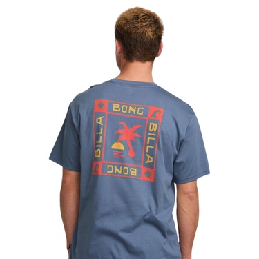  Billabong Window Premium Ss Erkek Mavi Tişört