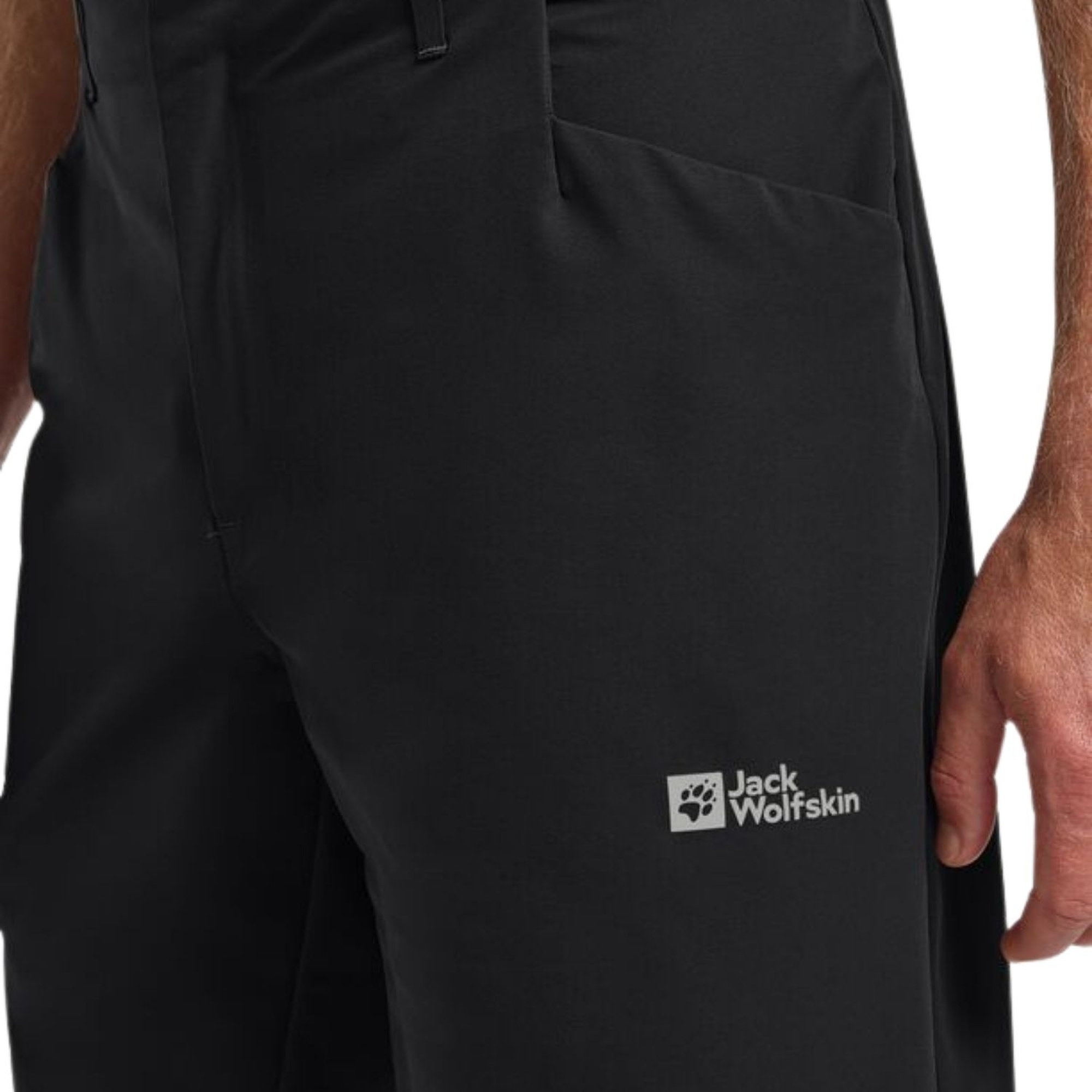 Jack Wolfskin Prelight Stride Shorts Erkek Siyah Şort