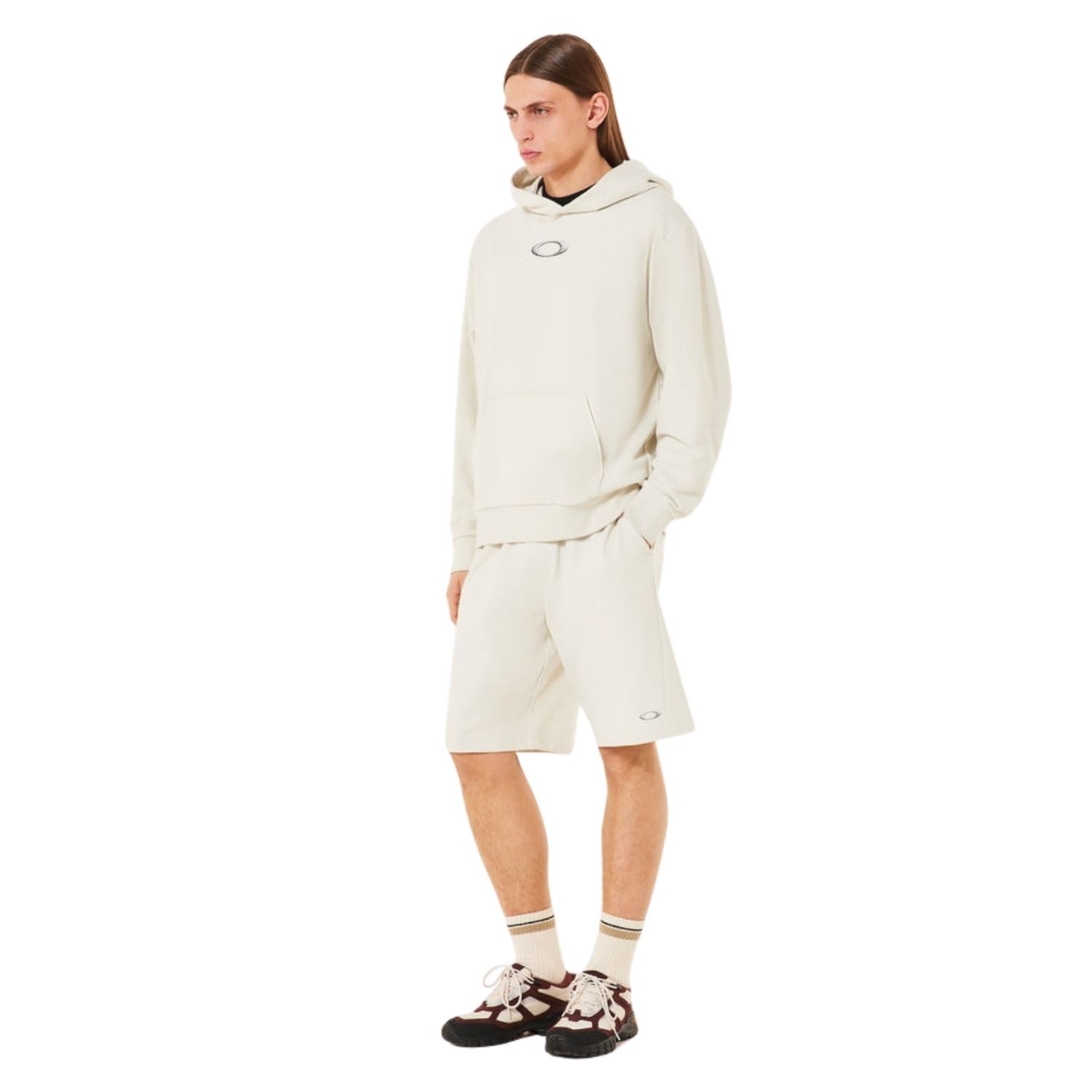 Oakley Mtl Po Hoodie Erkek Gri Sweatshirt