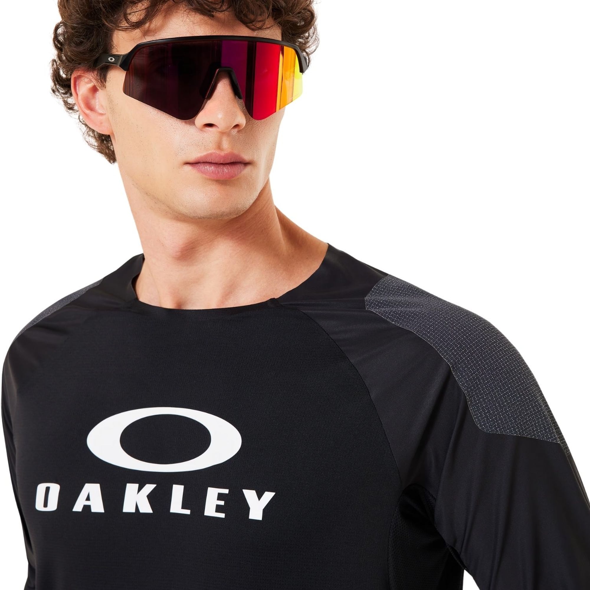 Oakley Seeker Edge Ls Jersey Erkek Siyah Tişört