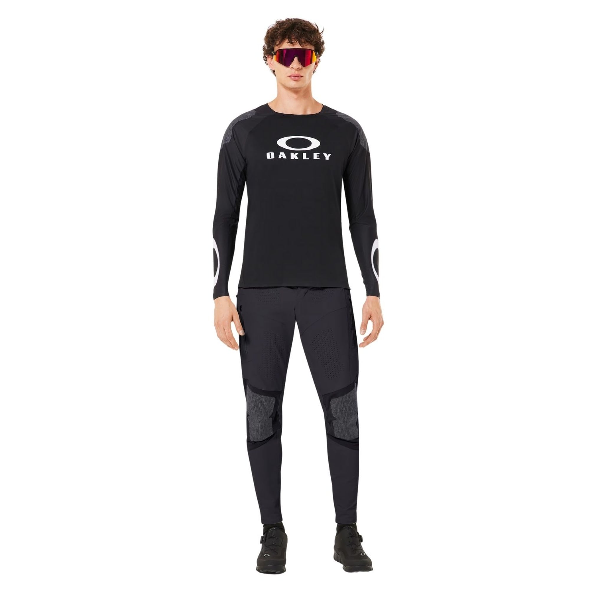 Oakley Seeker Edge Ls Jersey Erkek Siyah Tişört