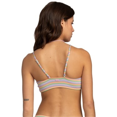  Roxy Wavy Stripe Fashion Bralette Kadın Bikini Üst