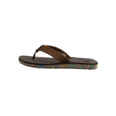  Quiksilver Carver Suede Recycled Erkek Kahverengi Terlik