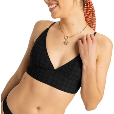  Roxy Camilo Tank Top Kadın Siyah Bikini Üst