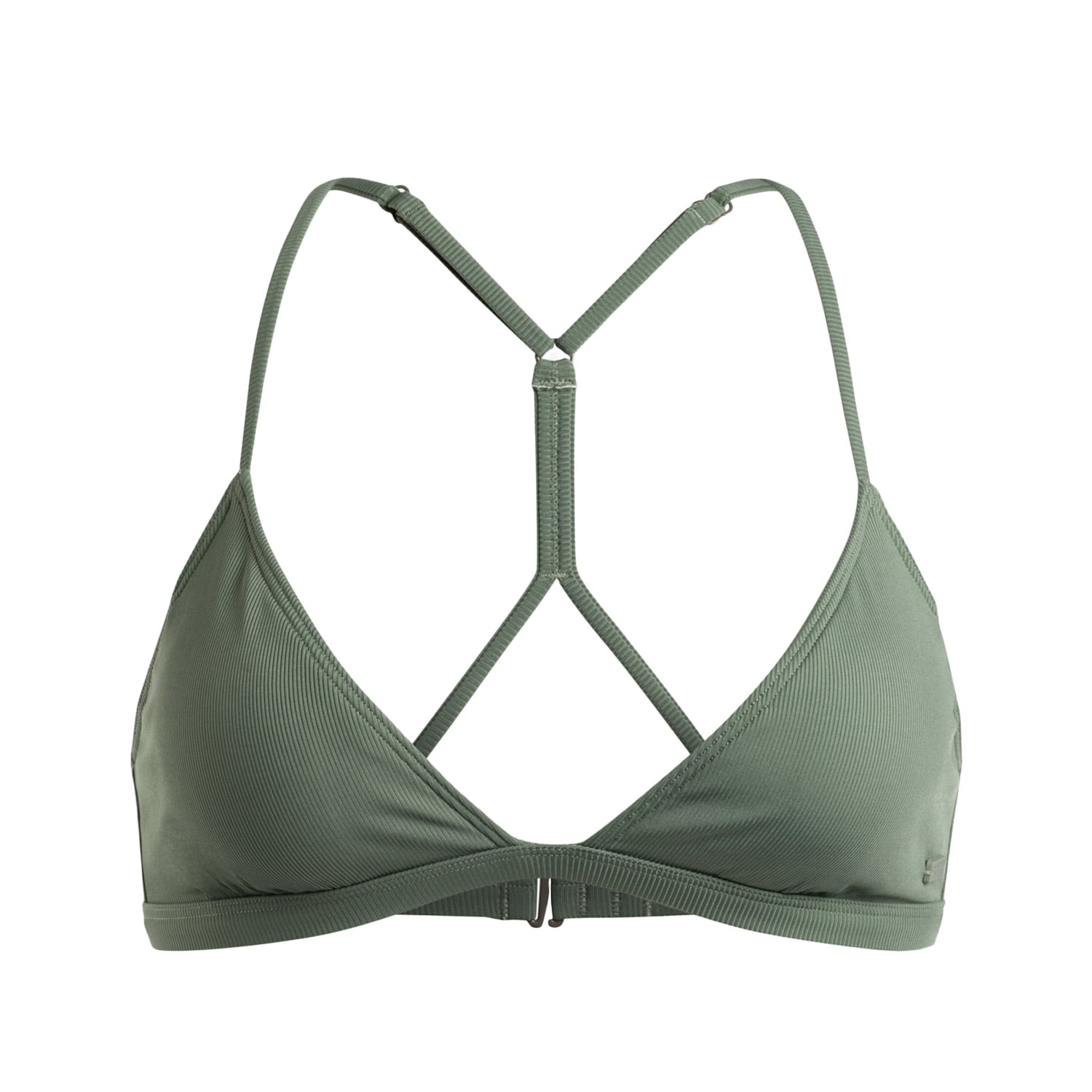  Roxy Pro The Cut Back Fixedtri Kadın Yeşil Bikini Üst