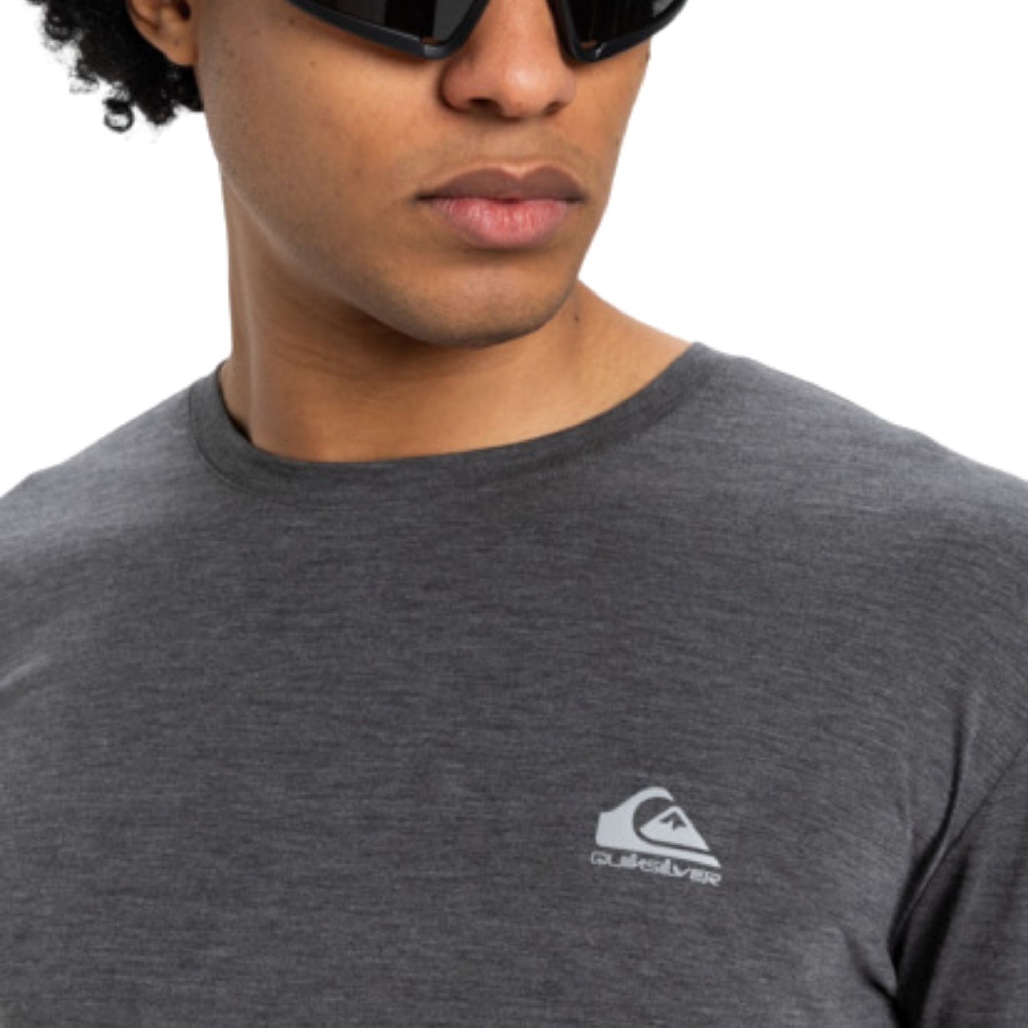 Quiksilver Coastal Run Ls Erkek Gri Tişört