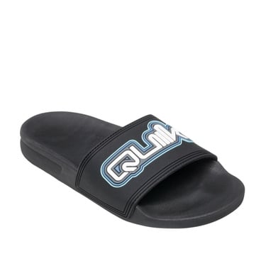  Quiksilver Rivi Wordmark Slide II Youth Erkek Çocuk Siyah Terlik