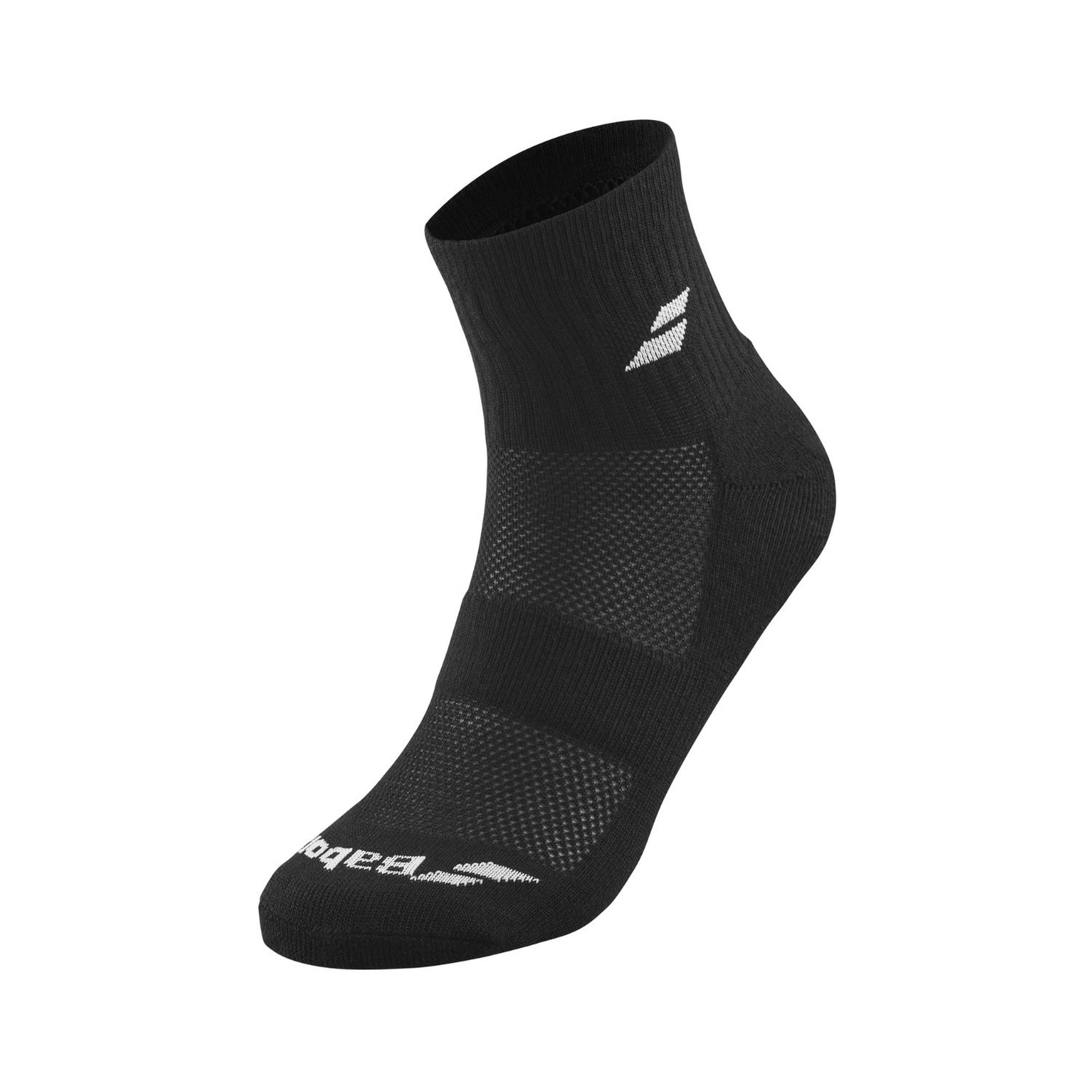 Babolat Quarter 3 Pairs Pack Unisex Siyah Çorap