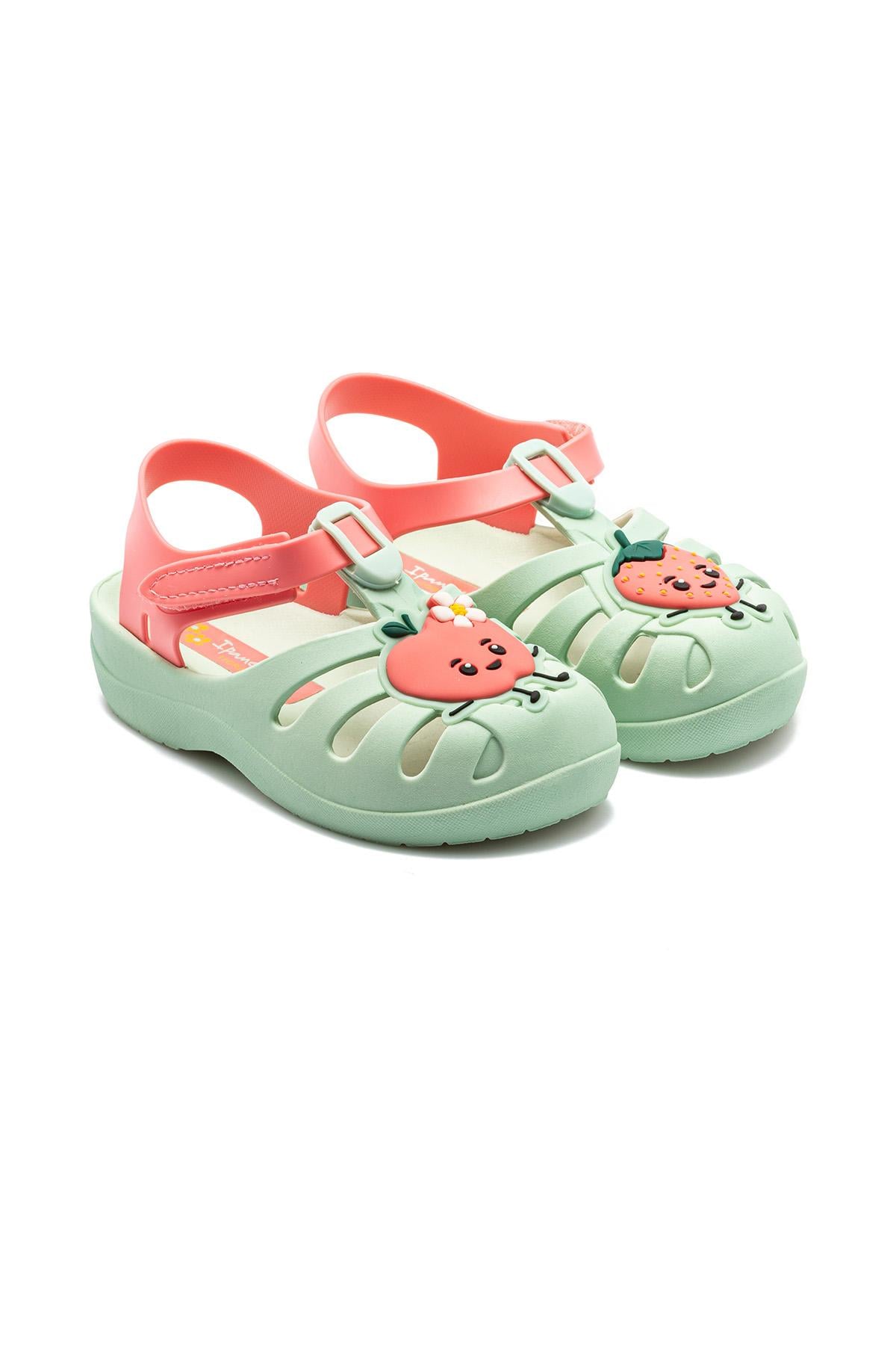  Summer Çocuk Sandalet Açık Yeşil 21/29