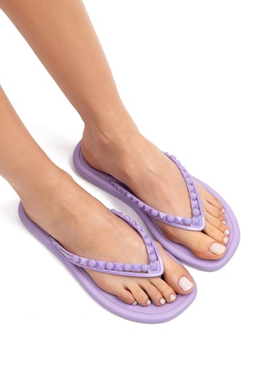  Meu Sol Ad Kadın Parmak Arası Terlik Lila 35/42