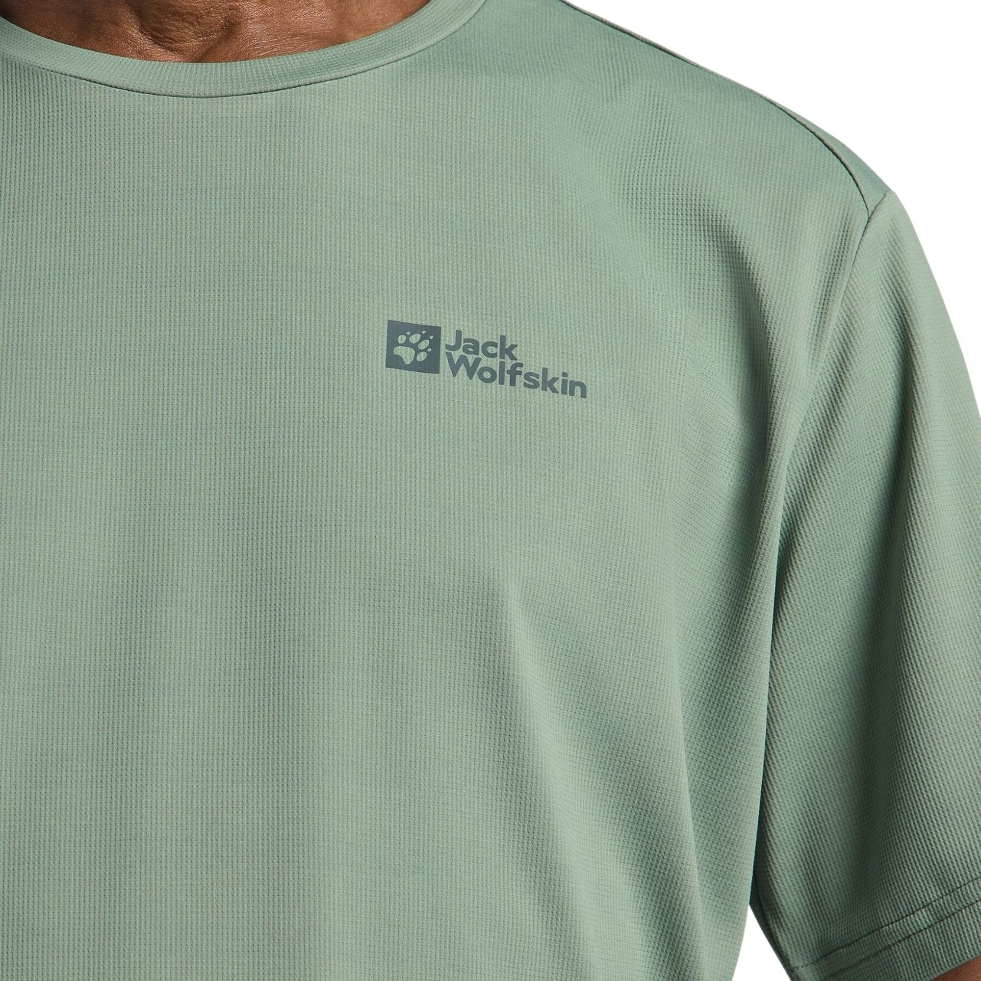 Jack Wolfskin Delgami Erkek Yeşil Tişört