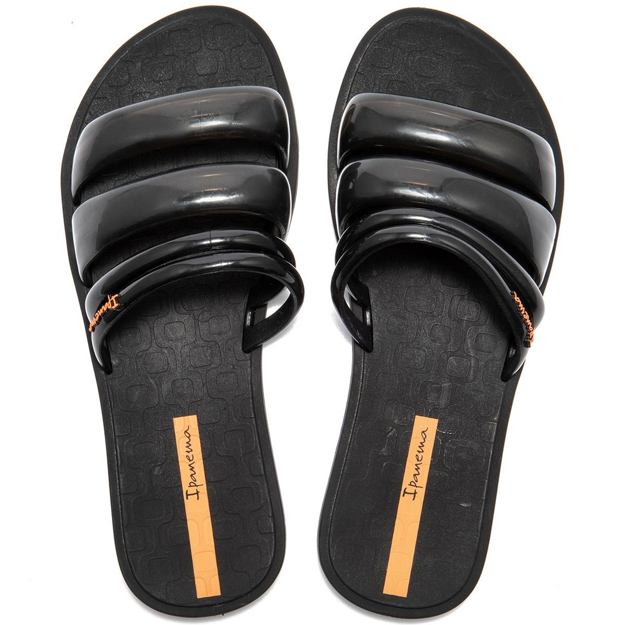 Puffer Tiras Kadın Terlik Siyah 35/42