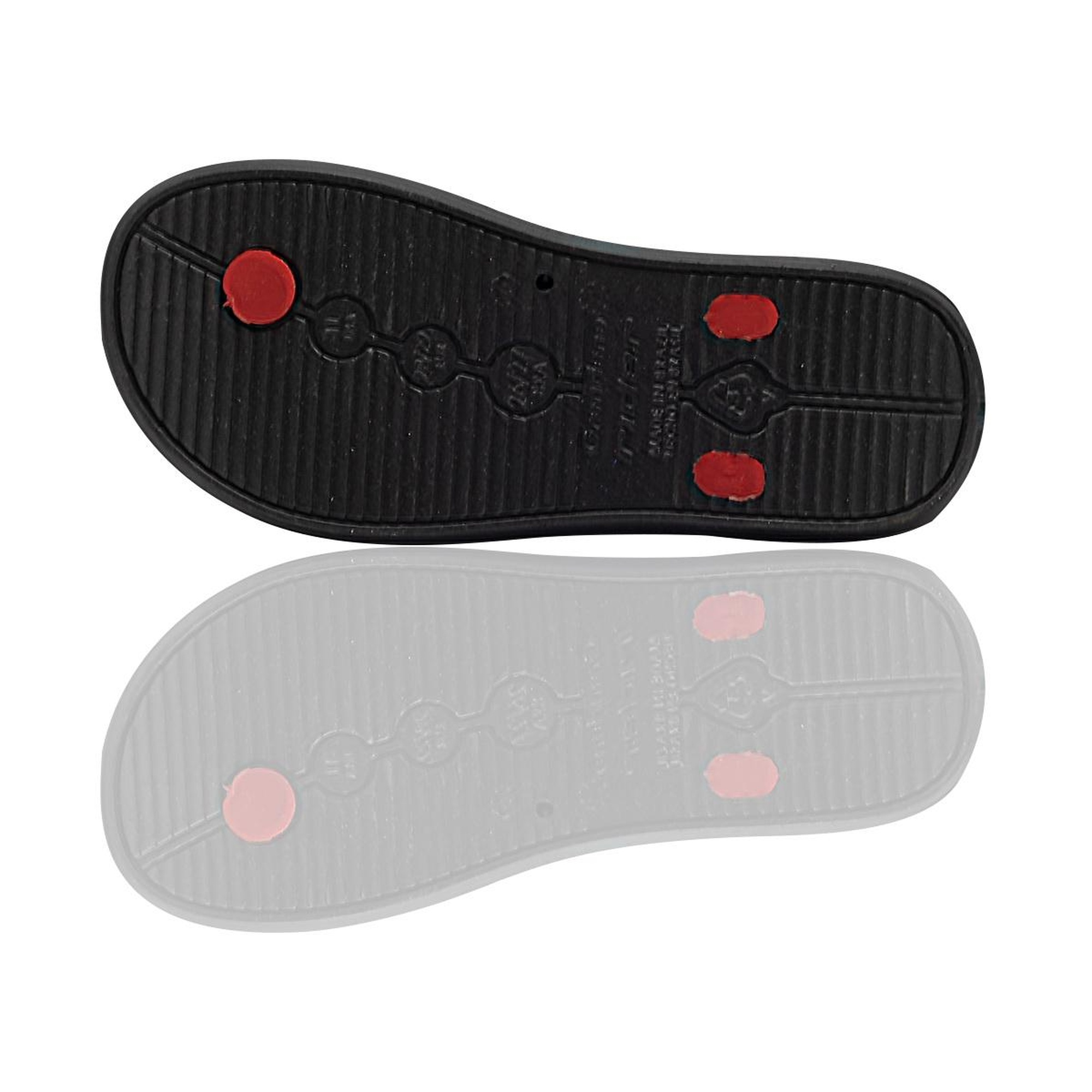 R1 Energy II Çocuk Parmak Arası Terlik Siyah Kırmızı 26/38