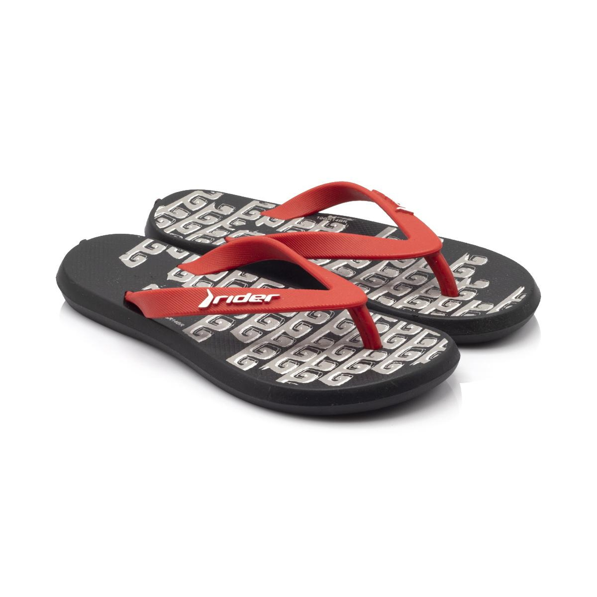 R1 Energy II Çocuk Parmak Arası Terlik Siyah Kırmızı 26/38