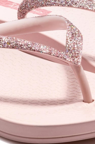  Anatomik Lolita Çocuk Parmak Arası Terlik Açık Pudra 25/35