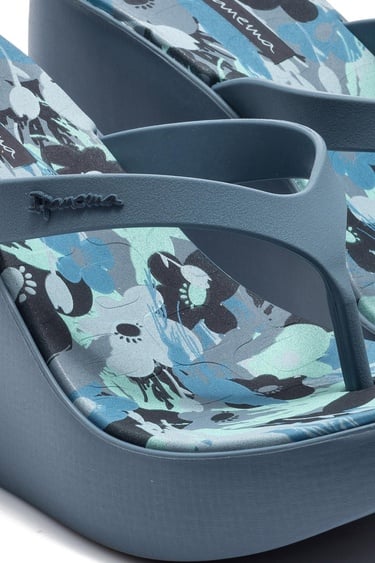  High Fashion Thong Kadın Parmak Arası Terlik Mavi 35/40