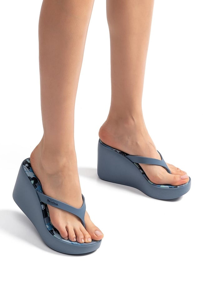  High Fashion Thong Kadın Parmak Arası Terlik Mavi 35/40