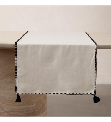  ORADEA PÜSKÜLLÜ RUNNER SİYAH 45X145