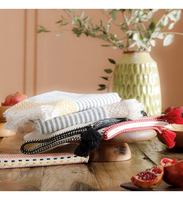  ORADEA PÜSKÜLLÜ RUNNER SİYAH 45X145