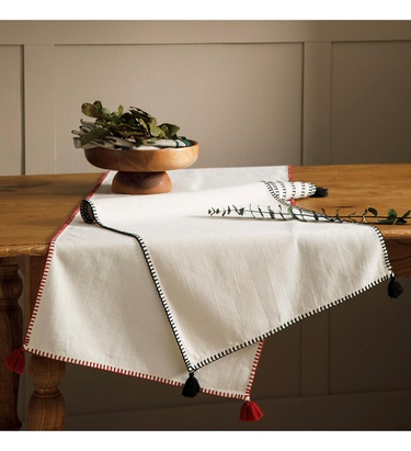  ORADEA PÜSKÜLLÜ RUNNER SİYAH 45X145