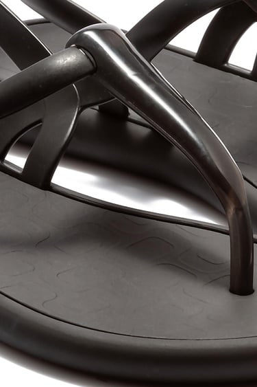  Glossy Kadın Sandalet Siyah 35/42