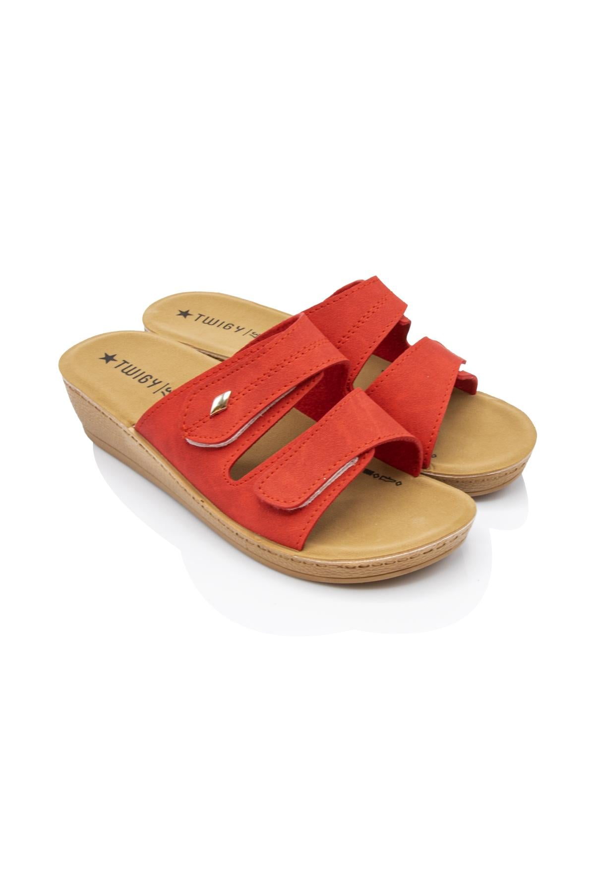  İnci Kadın Terlik Kırmızı 36/40