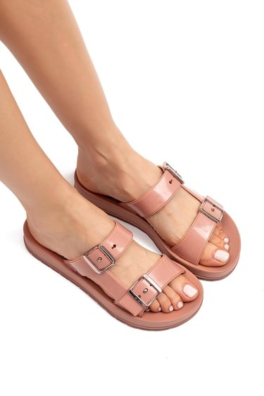  Flash Slide Ad Kadın Terlik Pudra 35/42