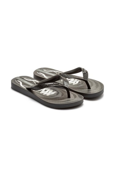  Cls IV Çocuk Parmak Arası Terlik Gri Siyah 25/34