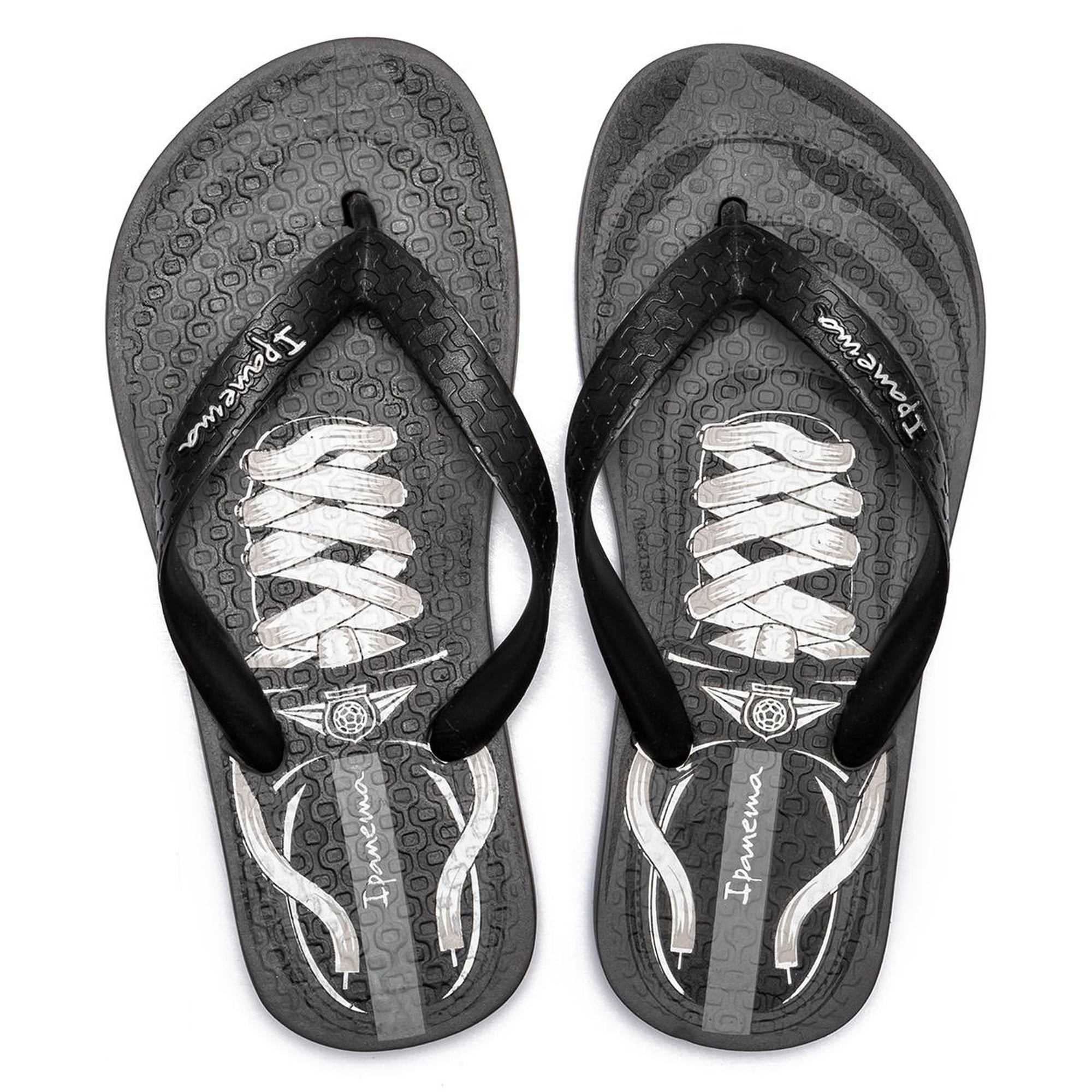 Cls IV Çocuk Parmak Arası Terlik Gri Siyah 25/34