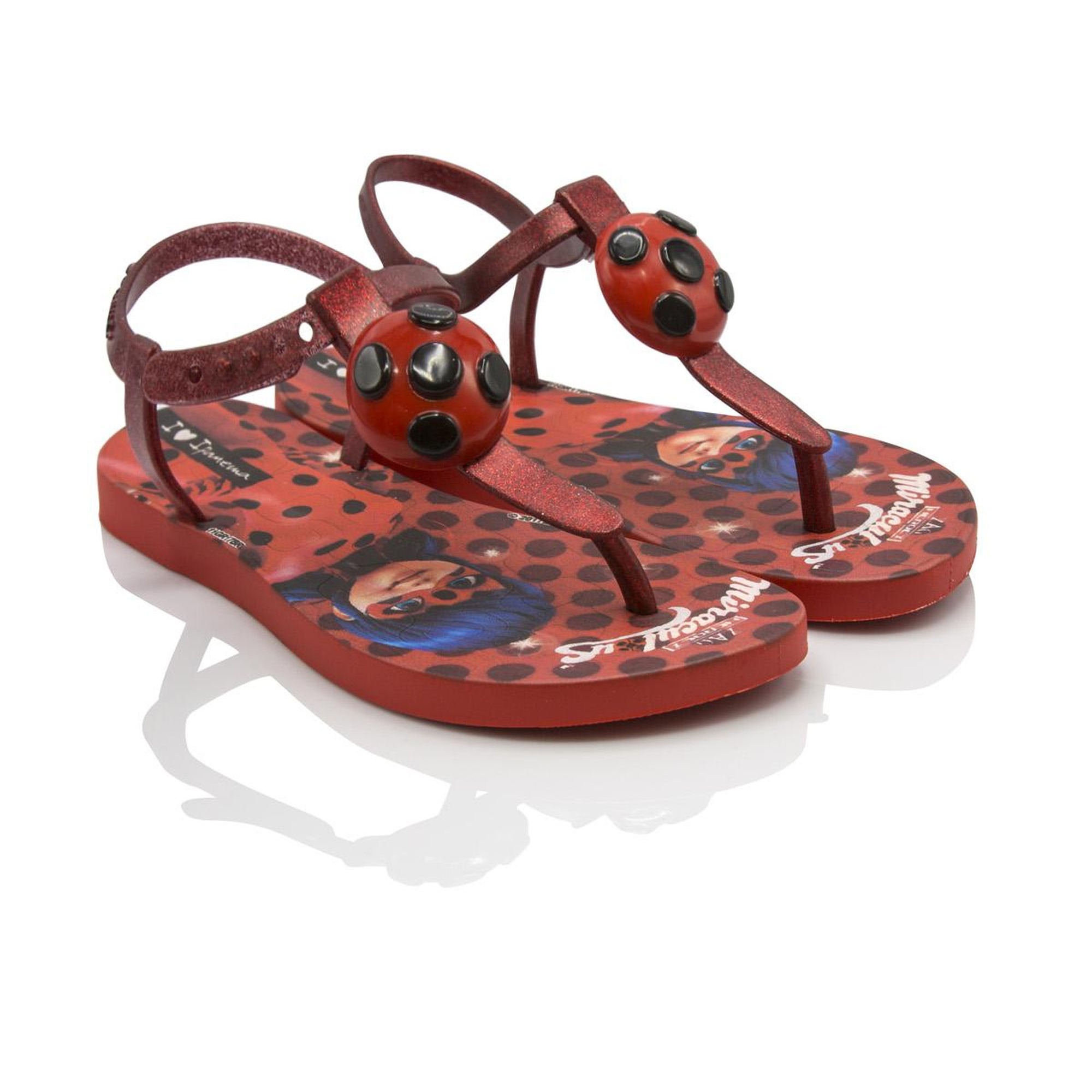 Ladybug Çocuk Sandalet Kırmızı 30/35