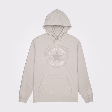  Converse Go-To All Star Patch Standard-Fit Pullover Unisex Bej Hoodie