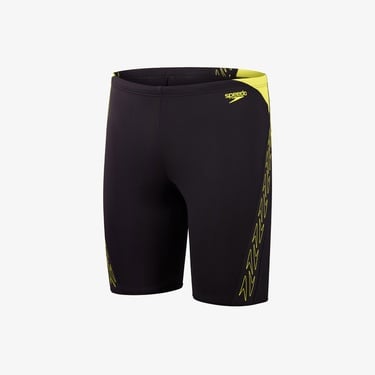 Speedo Hyperboom Splice Jammer Erkek Siyah Yüzücü Mayosu